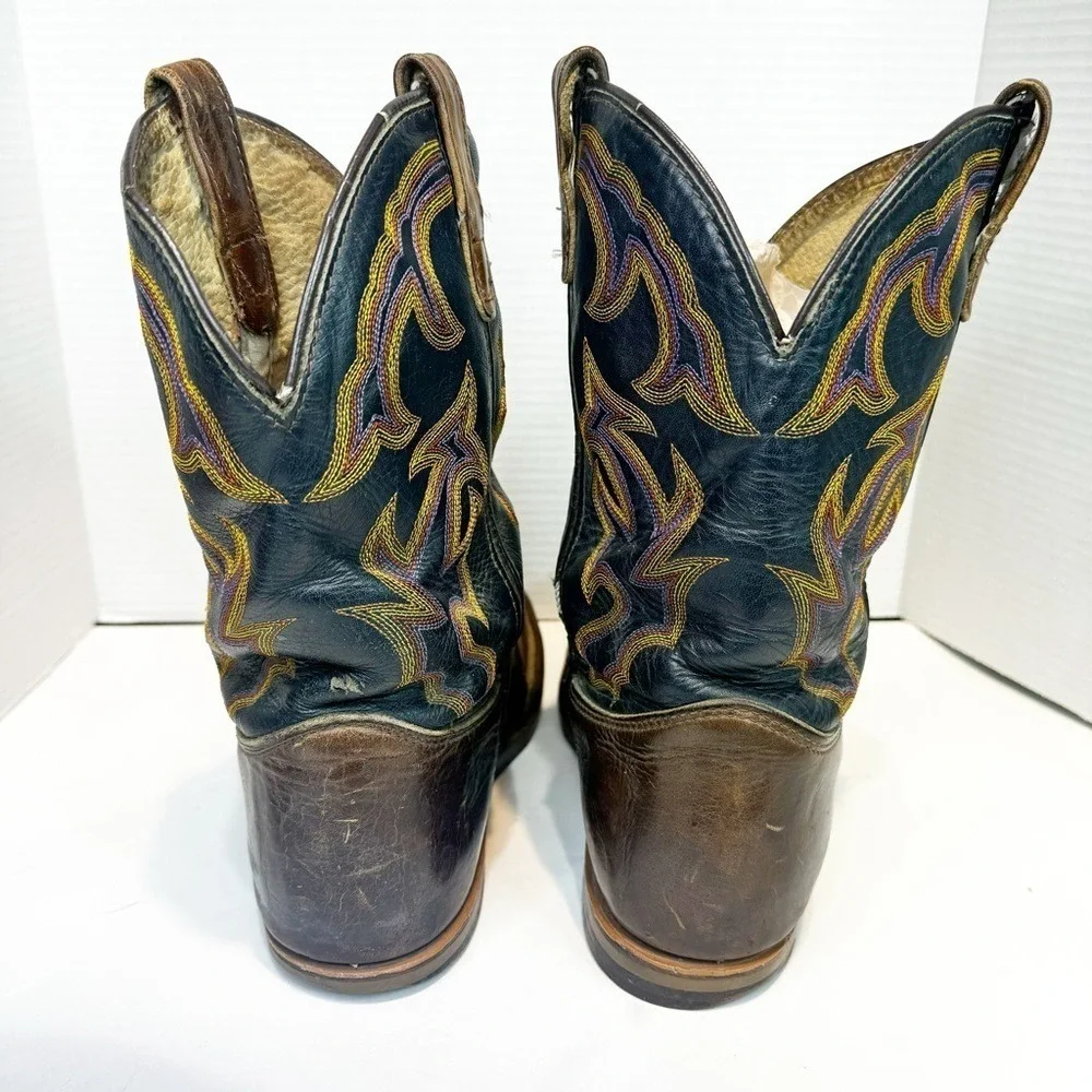 Double H USA Boots Mens sz 11 D Brown Leather Western Square Steel Toe DH3551